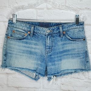 Lucky Brand High Rise Cut Off Jean Shorts